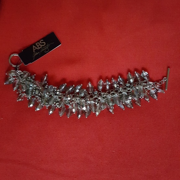 NEW ABS ALLEN SCHWARTZ BRIOLETTE TOGGLE BRACELET - Picture 2 of 8
